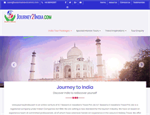 Tablet Screenshot of journey2india.com